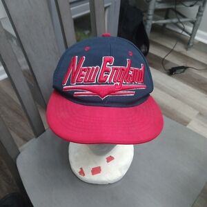 Source Unknown Red and Blue New England Hat